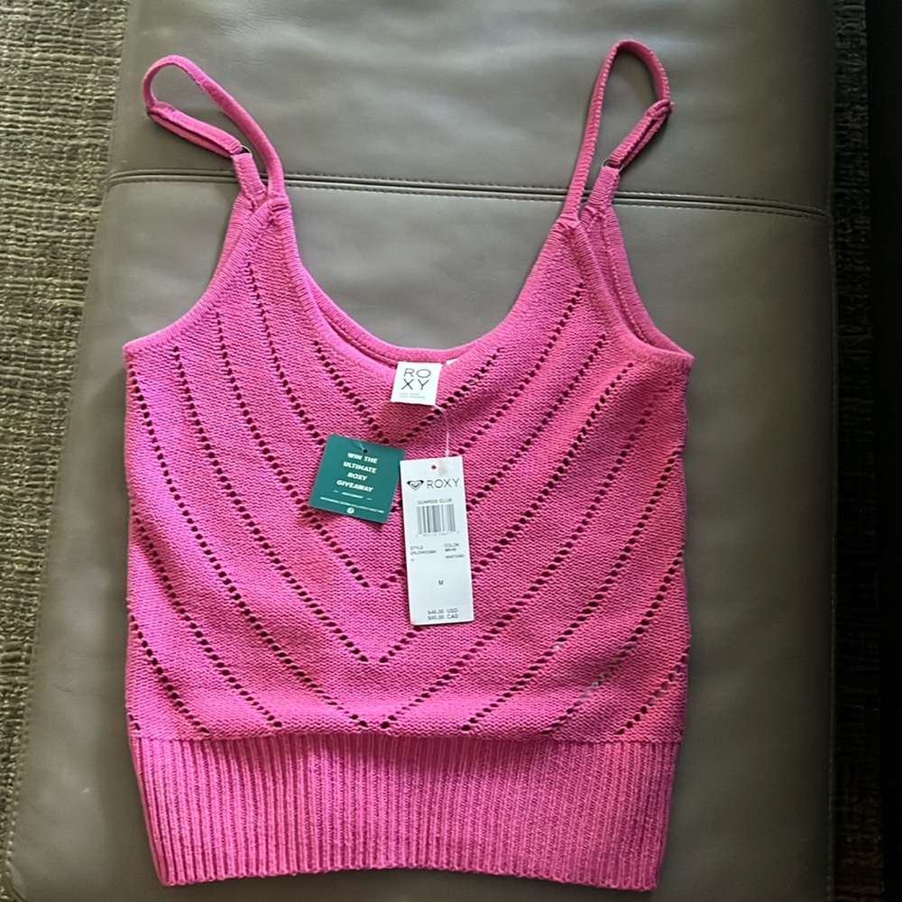 Roxy pink tank top